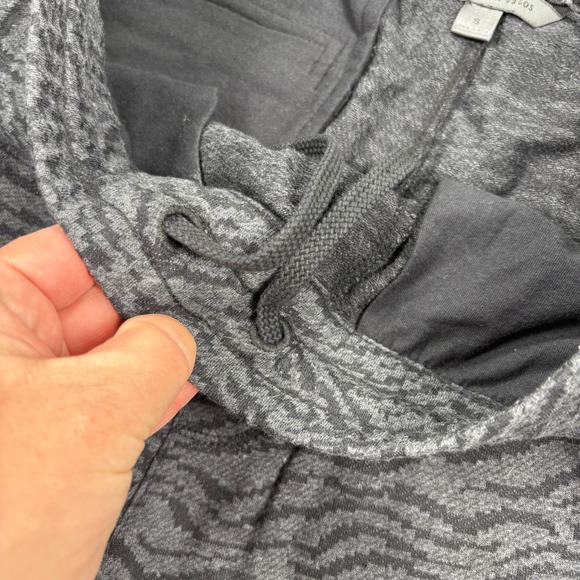 John Varvatos Men's S Black Gray Zebra Jacquard Gary Shorts Knit Pull On Casual - Picture 2 of 6